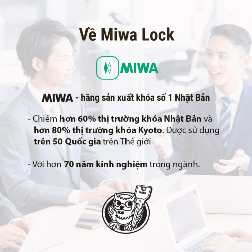 Khóa thông minh iEL ZERO hãng MIWA Nhật Bản